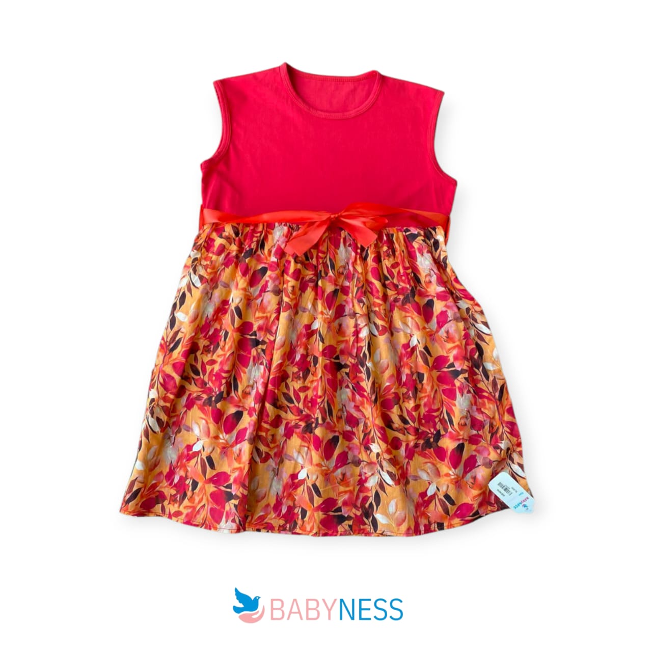 Floral frock with attachable jacket  (BN0957)