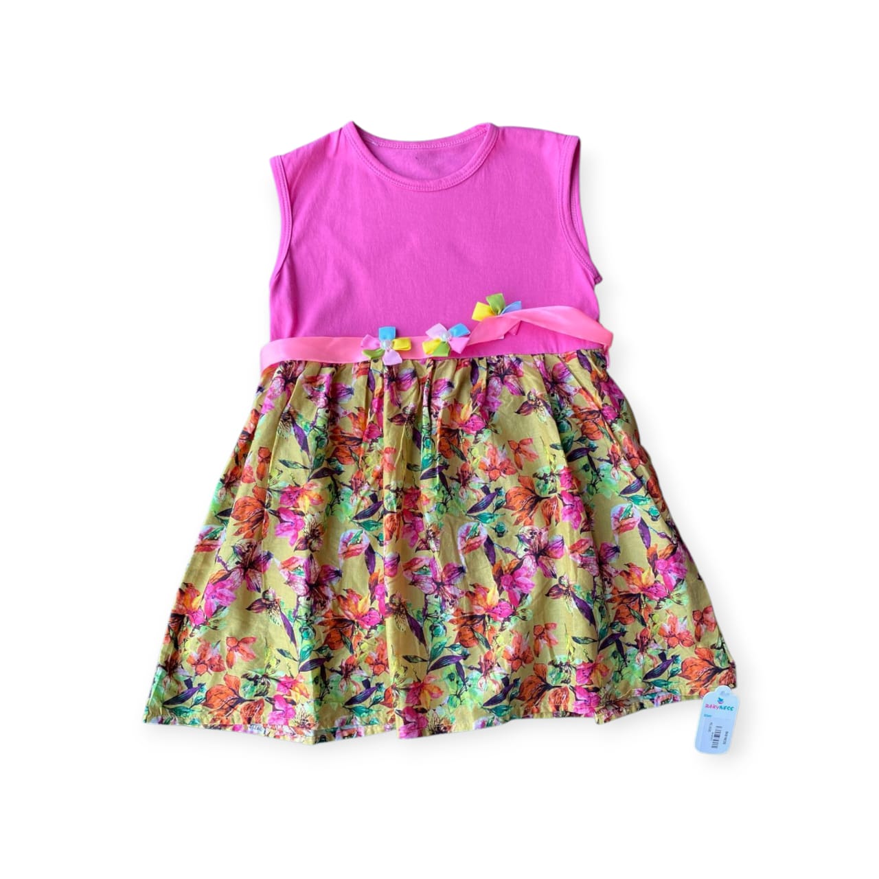 Floral frock with attachable jacket  (BN0957)