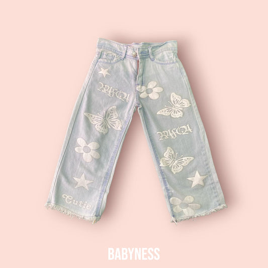 Girls bell-bottom pants (BNO856)