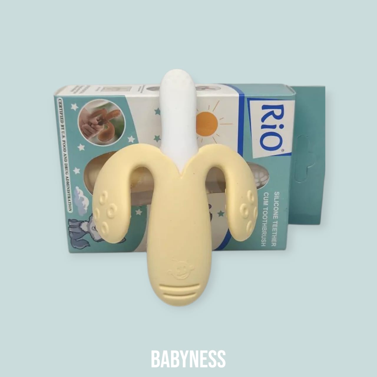 Silicone teether cum Tooth brush (BA0362)